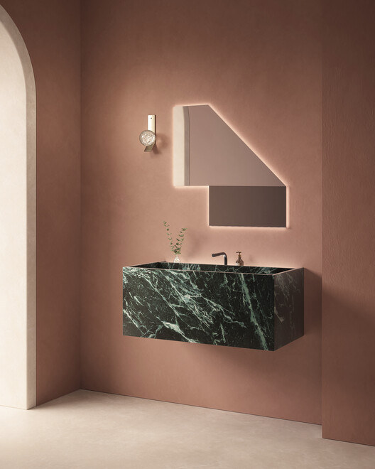 Время скульптуры: современное использование мрамора в дизайне ванной комнаты — изображение 1 из 21