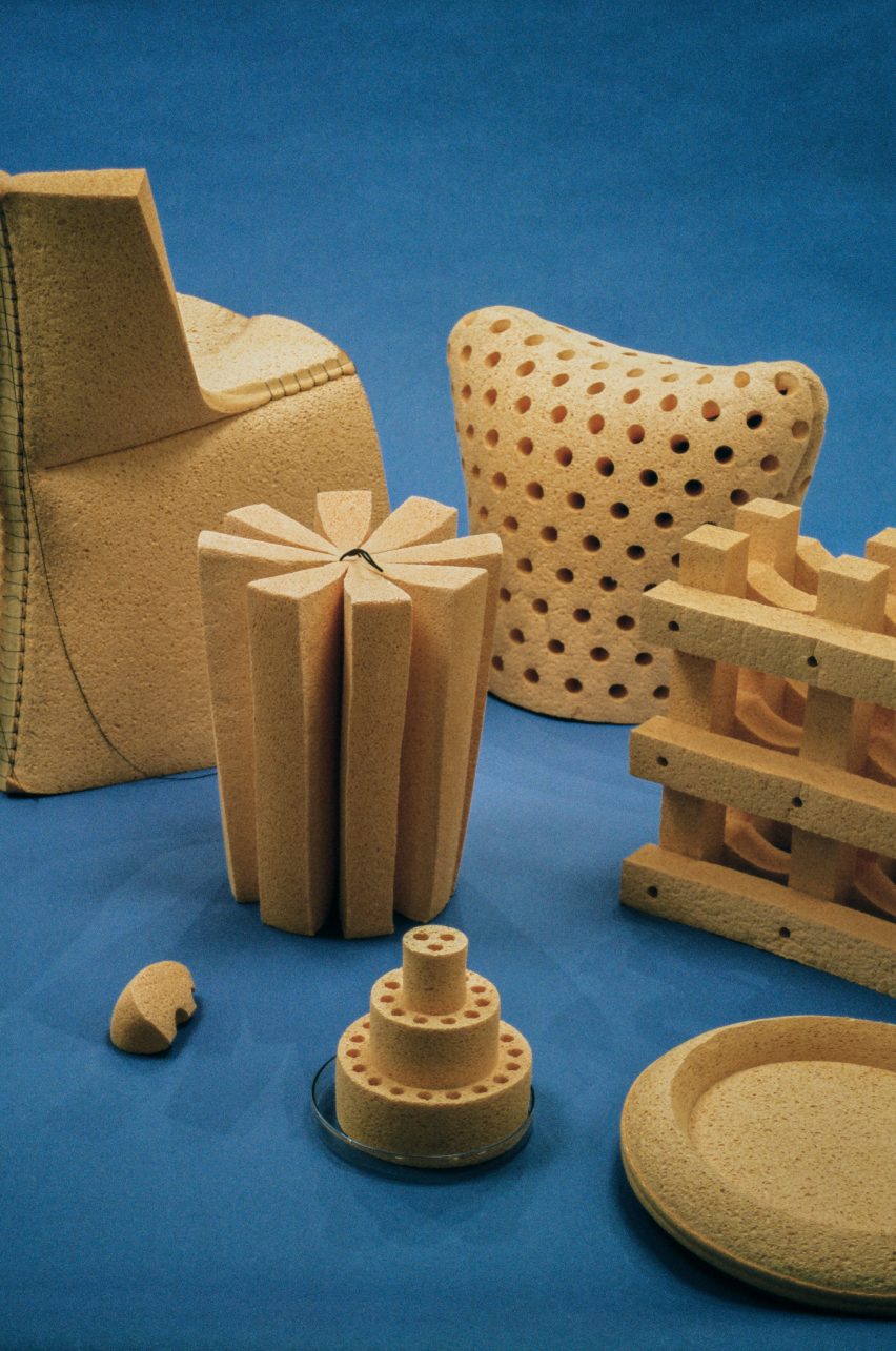 Коллекция мебели из пенопласта UPS от исследователей ECAL и аспирантов Миланской недели дизайна