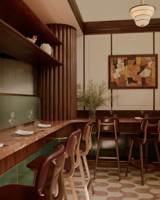 Ресторан Lupetto / Проектирование деталей и работ - Фотография интерьера, столовая, стол, стул, окна
