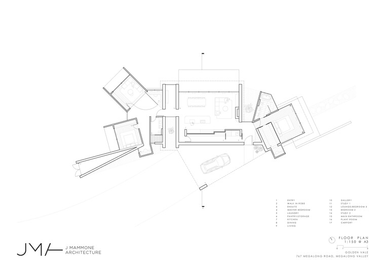 Дом Golden Vale / J Mammone Architecture — изображение 25 из 29