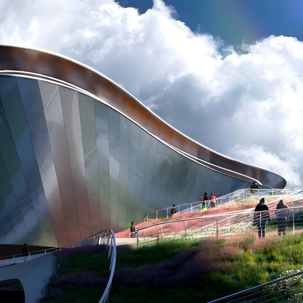 MAD спроектировала волнообразный спортивный центр Cloud 9 для Шицзячжуана