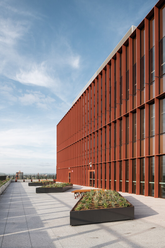 Офисное здание T3 в Коллингвуде / Jackson Clements Burrows Architects — фотография экстерьера, фасад