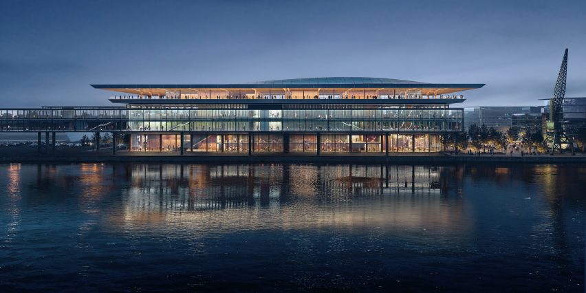 Паромный терминал Ропакс от Zaha Hadid Architects