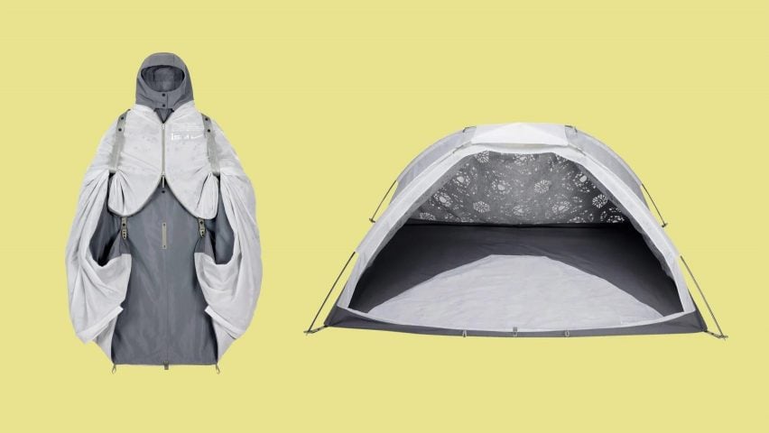 Пончо Nike можно использовать как палатку для кемпинга 