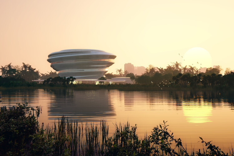Компания MAD Architects раскрывает последние новости о строительстве Хайнаньского музея науки в Китае — изображение 15 из 26
