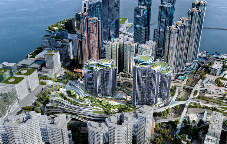 Знаменитый проект Zaha Hadid Architects достиг уровня крыши в Гонконге – изображение 6 из 6