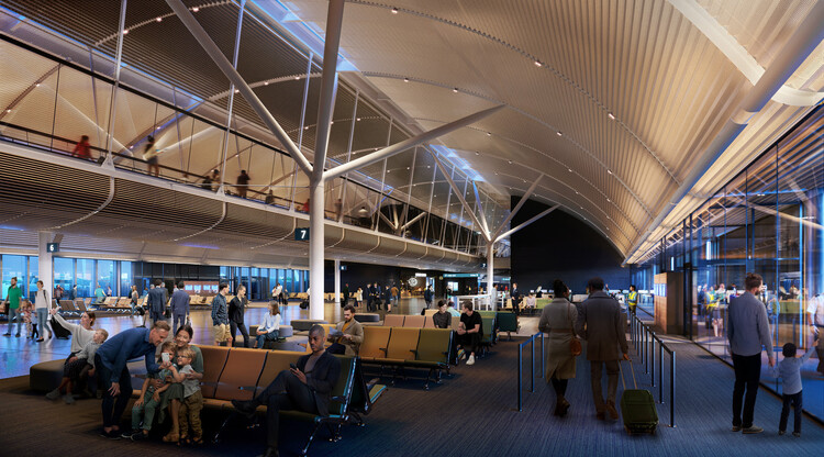 SOM представляет новый спутниковый вестибюль в международном аэропорту Чикаго О'Хара в США — изображение 5 из 5