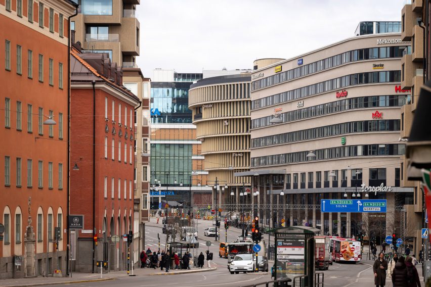 Вид на улицу Форскарен в Стокгольме