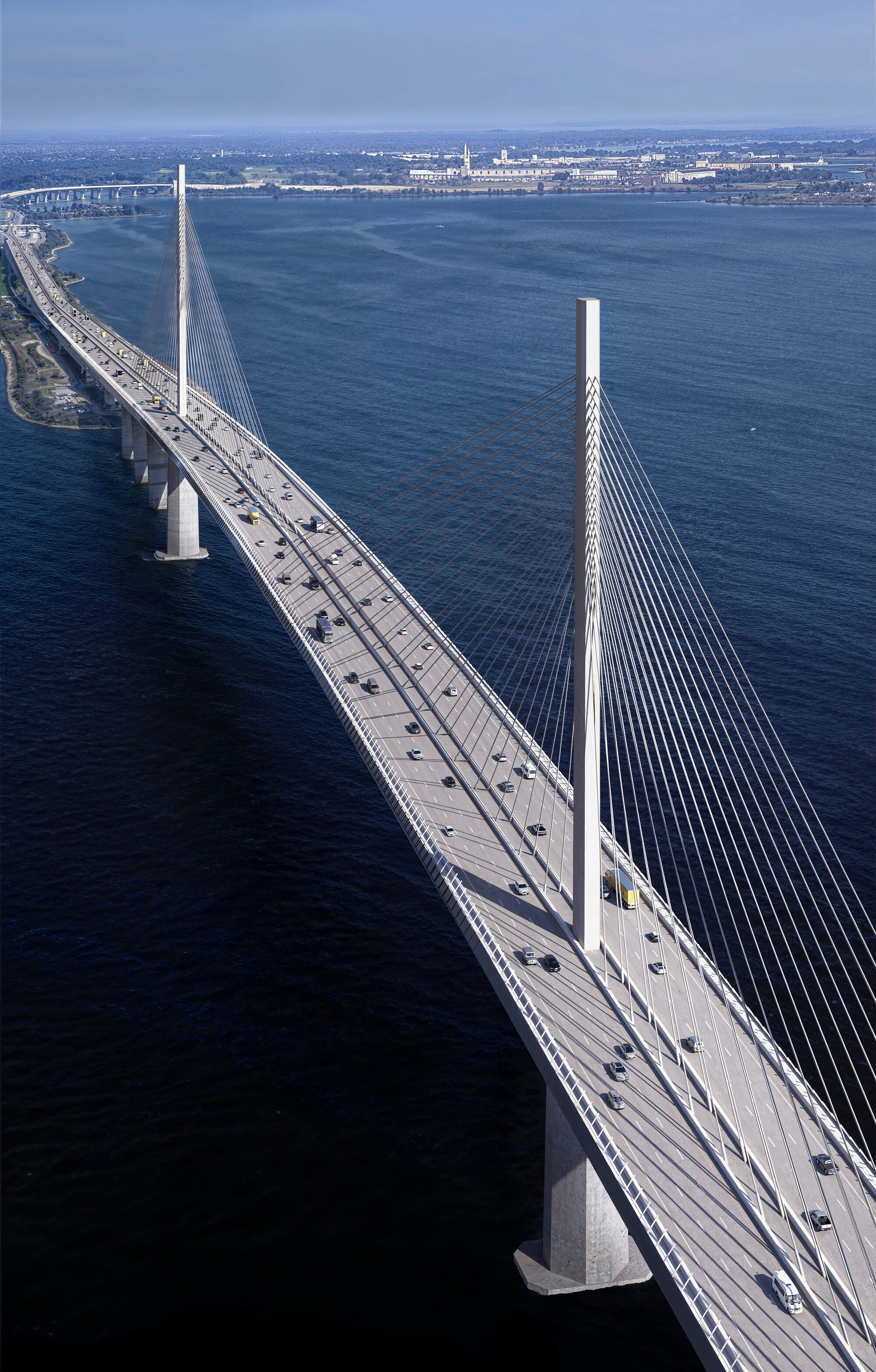 Carlo Ratti Associati и инженер Мишель Вирложе предлагают замену обрушившегося моста в Балтиморе