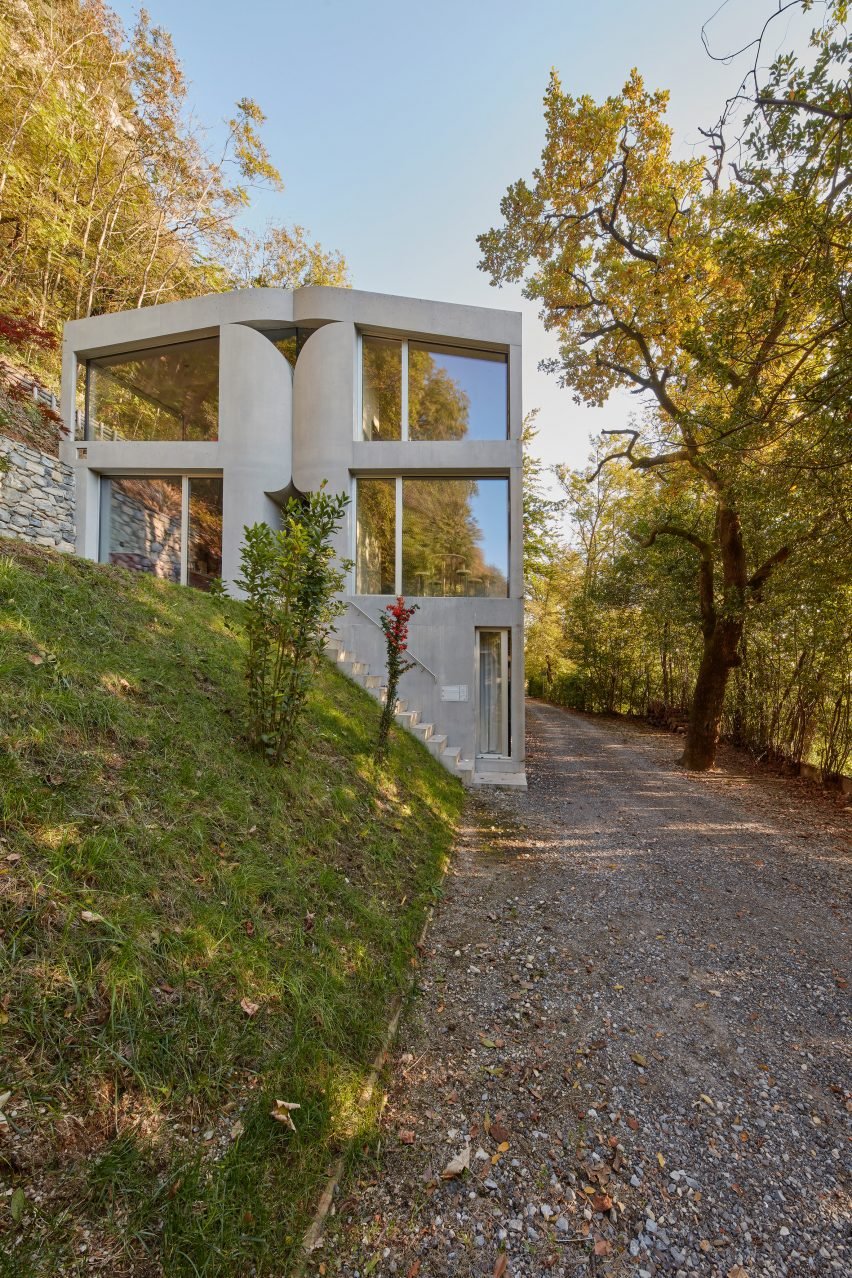 Бетонный дом C в Мендризио от Celoria Architects