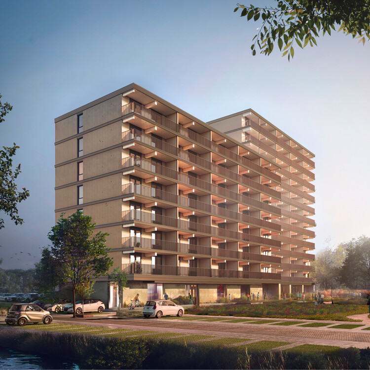 Компания Powerhouse спроектировала крупнейшее деревянное жилищное строительство в Нидерландах — изображение 1 из 6