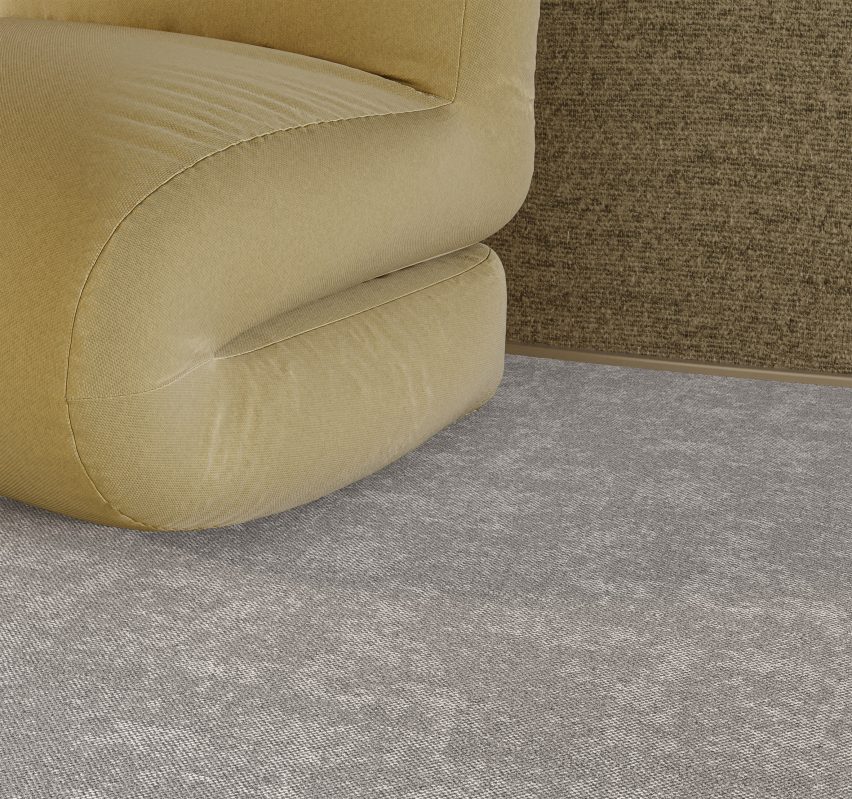 Изображение ковровой плитки Modulyss Modus цвета ржавчины бежевого оттенка