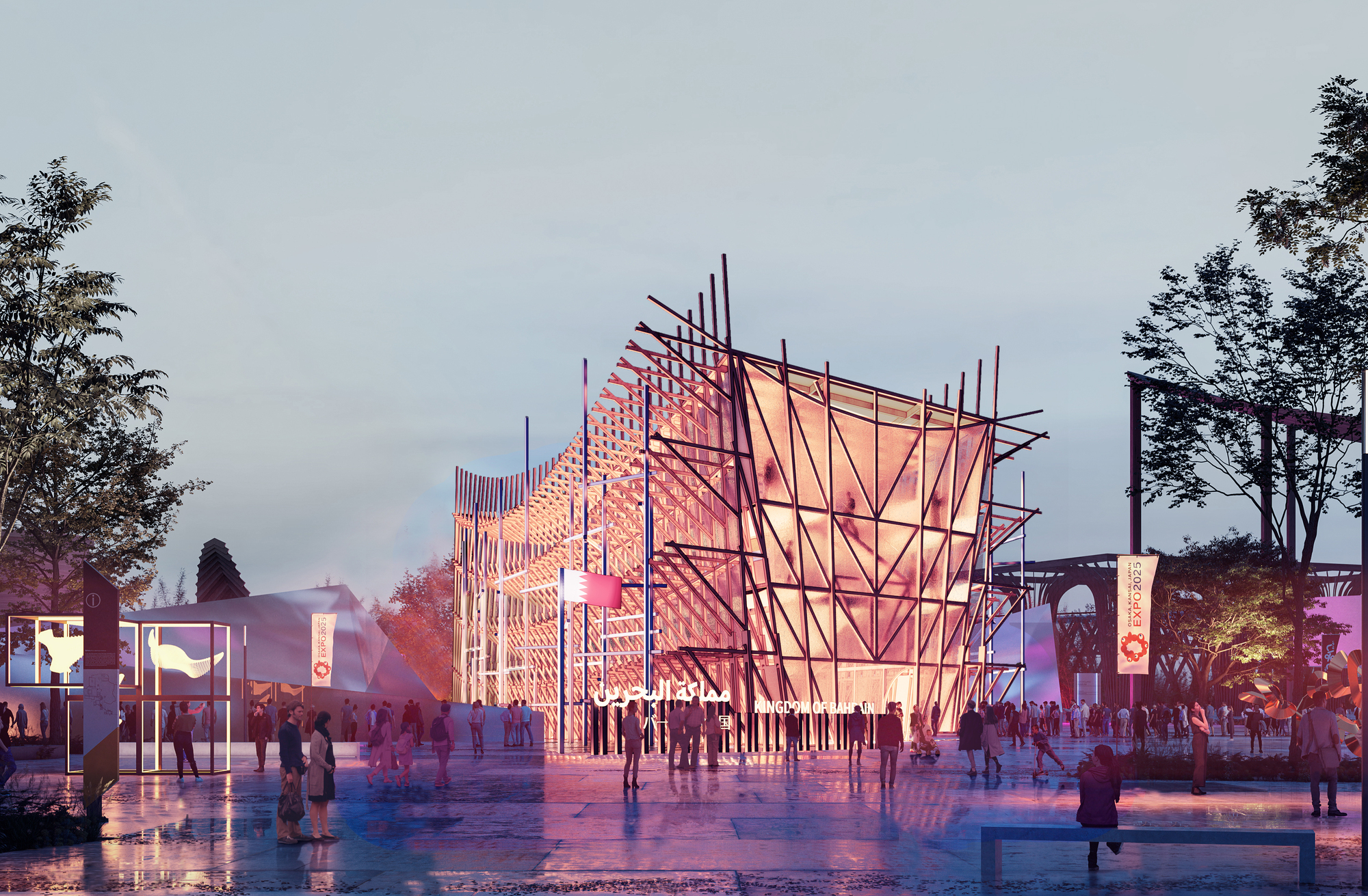Лина Готме представляет дизайн павильона Королевства Бахрейн на выставке Expo Osaka 2025