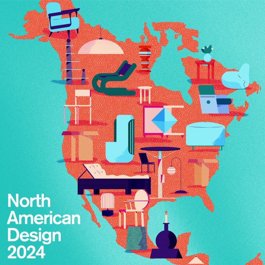 Иллюстрация дизайна Северной Америки
