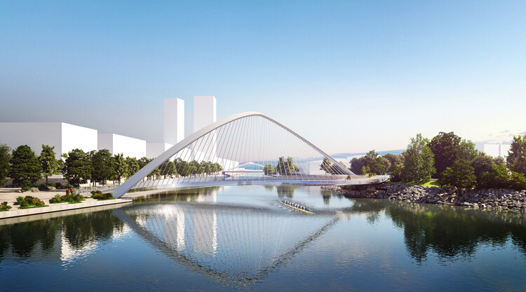 Компания WilkinsonEyre выиграла конкурс на проект пешеходного моста в Торонто, Канада – изображение 2 из 4