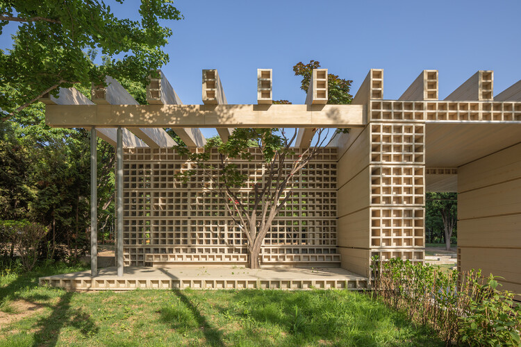 Экологическая матрица, павильон с дышащей сеткой / Soltozibin Architects — изображение 3 из 35