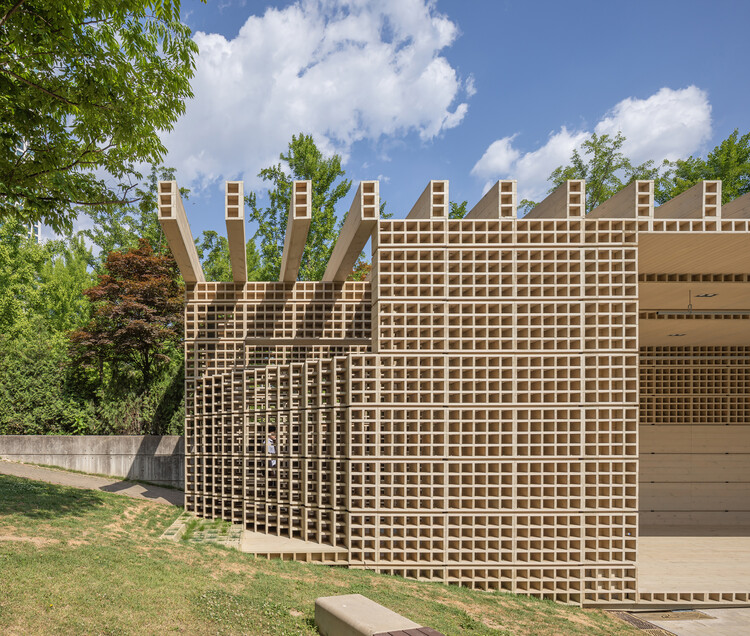 Экологическая матрица, павильон с дышащей сеткой / Soltozibin Architects — Изображение 9 из 35