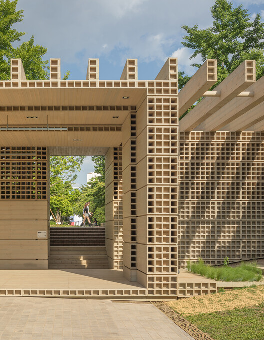 Экологическая матрица, павильон с дышащей сеткой / Soltozibin Architects — Изображение 10 из 35