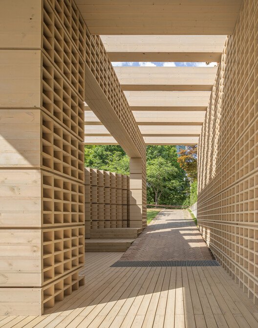 Экологическая матрица, павильон с дышащей сеткой / Soltozibin Architects — Изображение 12 из 35