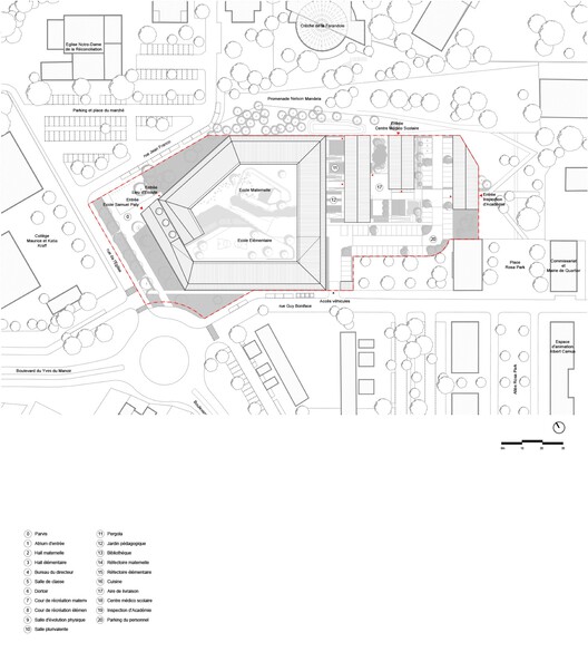 Школьная группа Сэмюэля Пэти / Ateliers OS Architects — Изображение 20 из 27