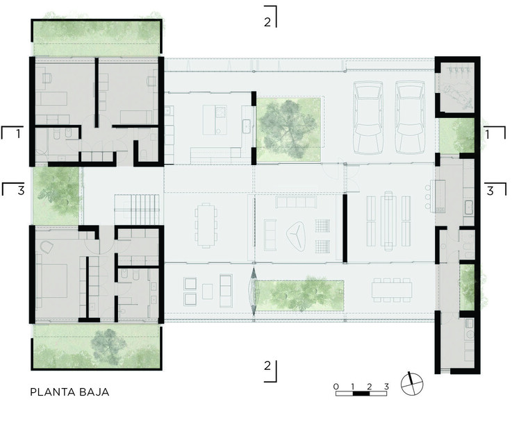 Дом с 7 дворами / Arquitectura Spinetta — Изображение 16 из 20