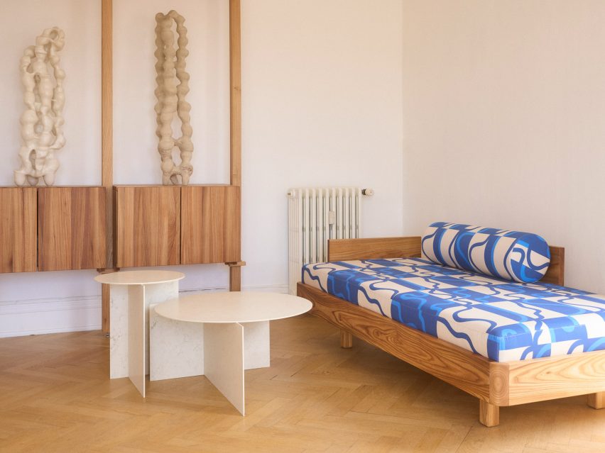 Кровать A Seat в Сиене на выставке NoDe от House of Nordic Design