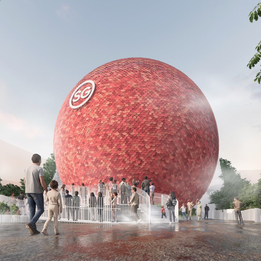Павильон Сингапура от DP Architects на выставке Osaka Expo 2025