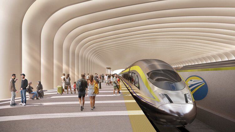 Foster + Partners и Arup представляют проект первых станций высокоскоростной железной дороги Калифорнии – изображение 4 из 10