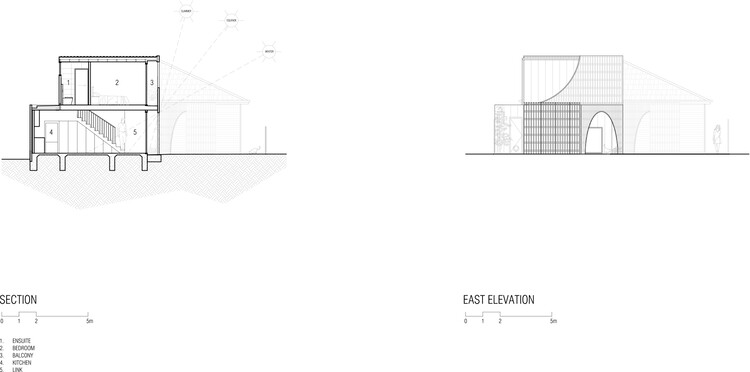 Дом без Rezzavations / Sarah Lake Architects - Изображение 16 из 17