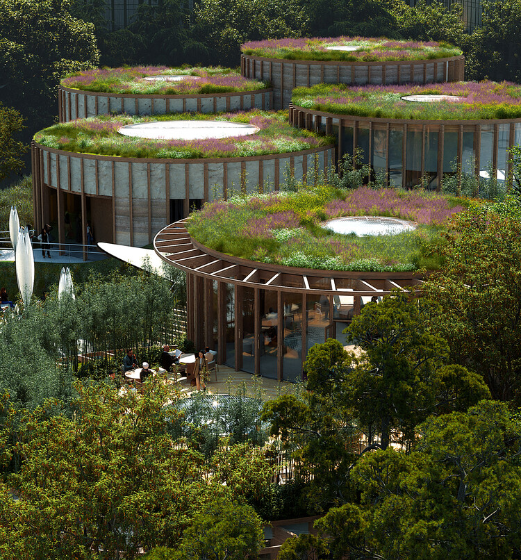 Немецкий павильон, спроектированный LAVA Architects, исследует круговую структуру на выставке Expo Osaka 2025 — изображение 4 из 5