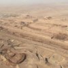 Aerial photos of The Line in Neom
