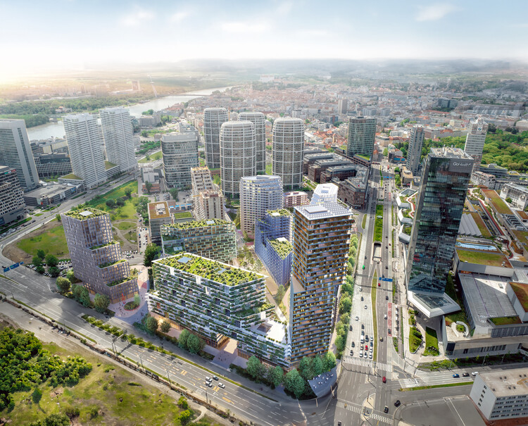 Stefano Boeri Architetti выиграл конкурс на развитие зеленого микрорайона в Братиславе, Словакия – изображение 1 из 8