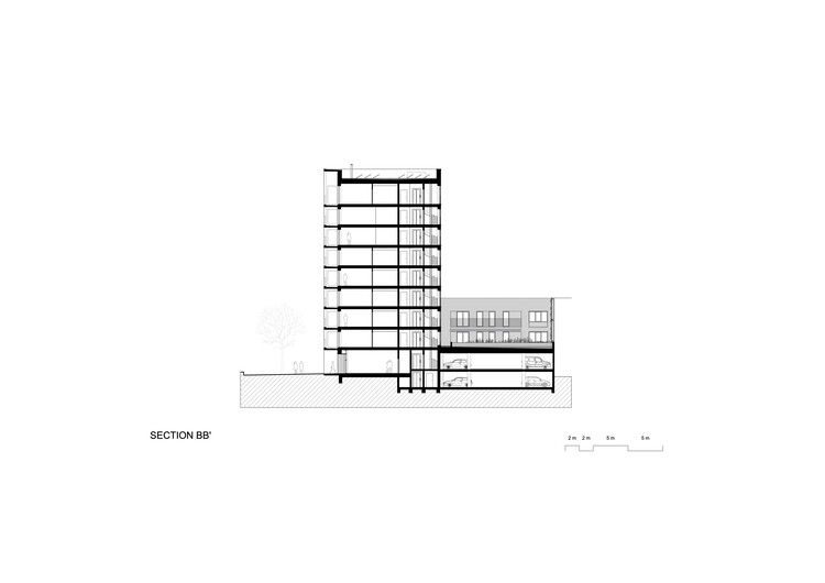 Здание City Dox 7 / B-architecten - Изображение 23 из 23