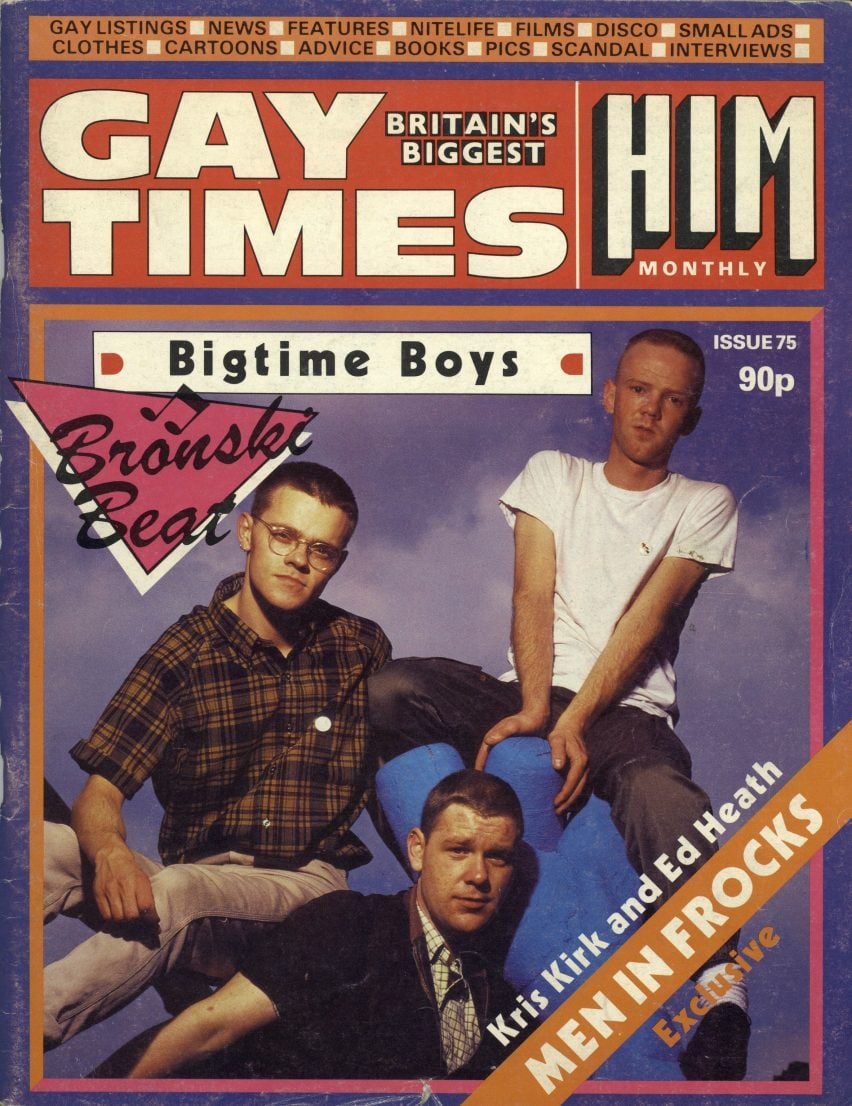 Бронски Бит для журнала GAY TIMES, 1984 г.
